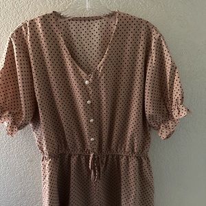 Peplum style blouse, like new.